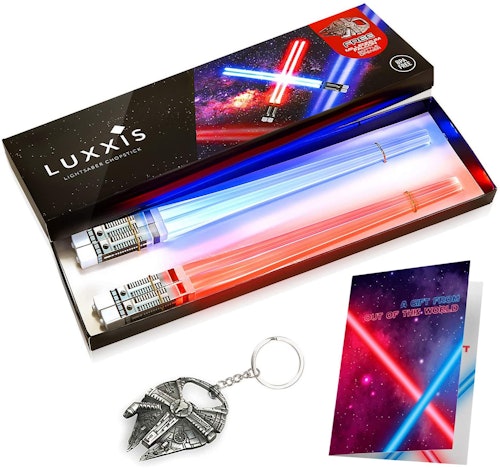 Luxxis Lightsaber Light up LED Chopsticks Set