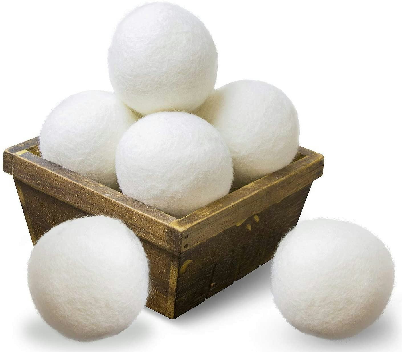 SnugPad Wool Dryer Balls (6-Pack)