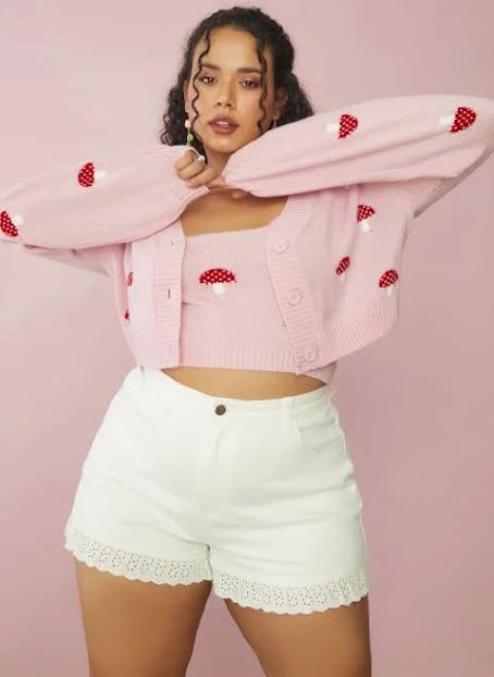 Sugar Thrillz TOTALLY OUT OF TOUCH MUSHROOM SWEATER SET