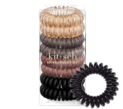  Kitsch Spiral Hair Ties (8-Pieces)
