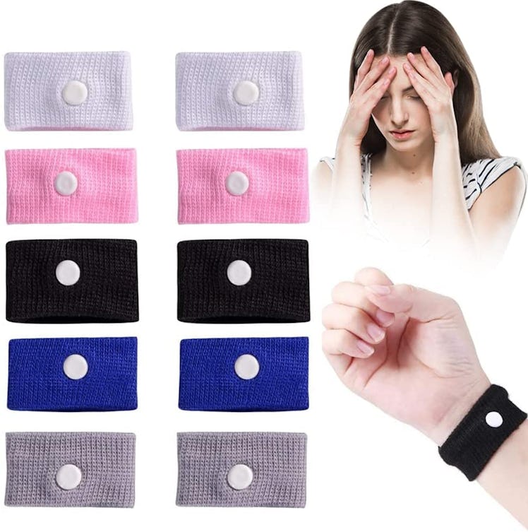 Anti-Nausea Acupressure Wristband for Motion or Morning Sickness