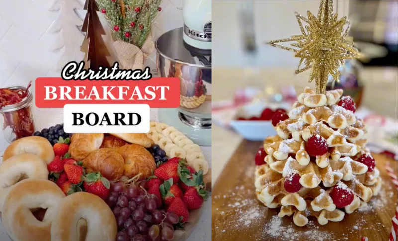 Christmas Morning Breakfast Recipes On TikTok Like Cinnamon Roll Trees