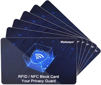 6 Pack RFID Blocking Cards