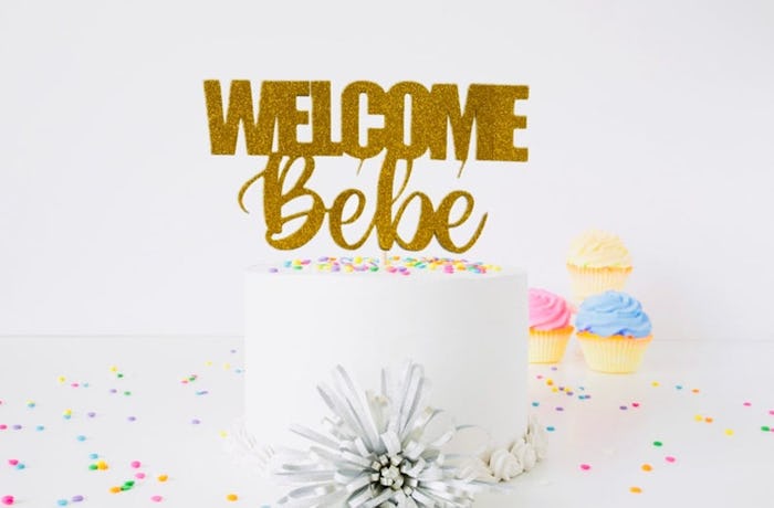 Welcome bebe baby shower decorations from Schitt's Creek