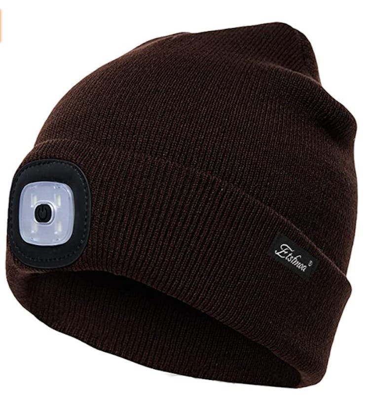 Etsfmoa Unisex Beanie Hat with Light