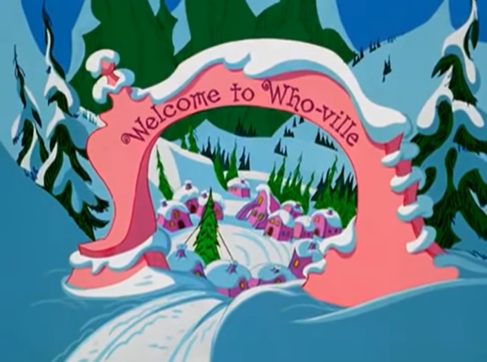 Amazoncom 84x60inch Christmas Whoville Fairy House Backdrop Winter Snow  Magical Forest Candy Canes Photography Background Family Party Supplies  Cake Table Decoration Banner Photo Booth Studio Prop  Patio Lawn  Garden