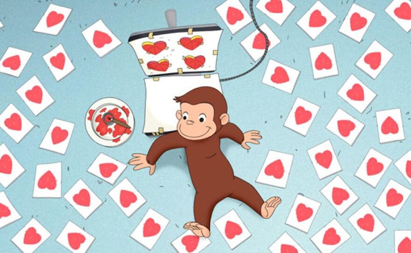 Watch Curious George’s Happy Valentine's Day, George!/Oh Deer episode, and others on YouTube, PBS Ki...
