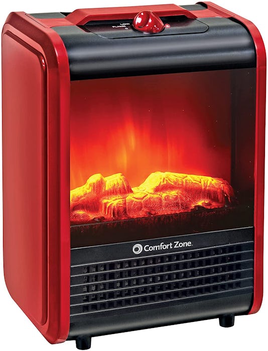 CC COMFORT ZONE Mini Electric Fireplace Stove