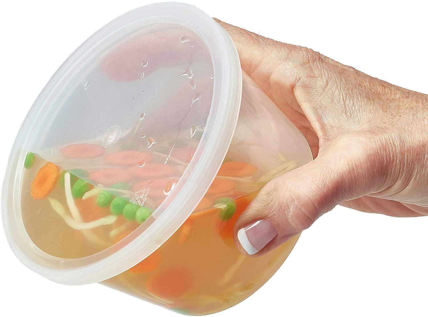 DuraHome Food Storage Containers With Lids (Set of 44)