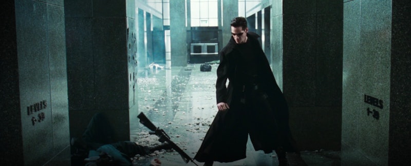 Keanu Reeves in 'The Matrix' (1999). Photo courtesy of Warner Bros. Pictures/HBO Max.