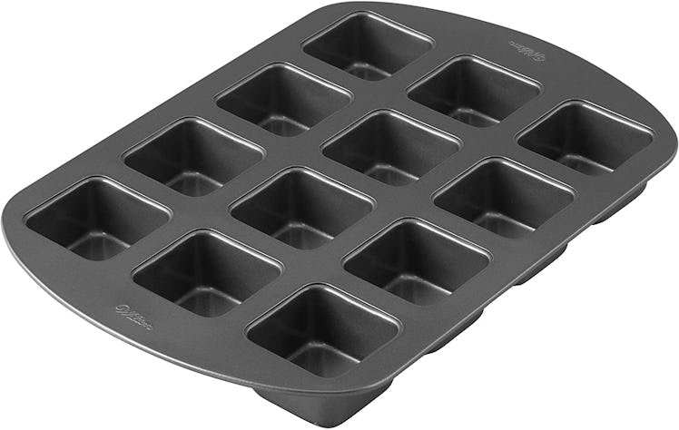 Wilton Non-Stick Bar Baking Pan, 12-Cavity, Steel