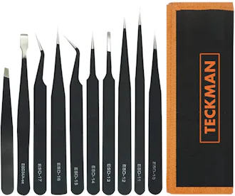 TECKMAN Precision Tweezer Set
