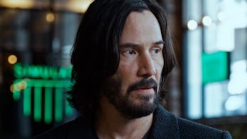 Keanu Reeves in The Matrix Resurrections.
