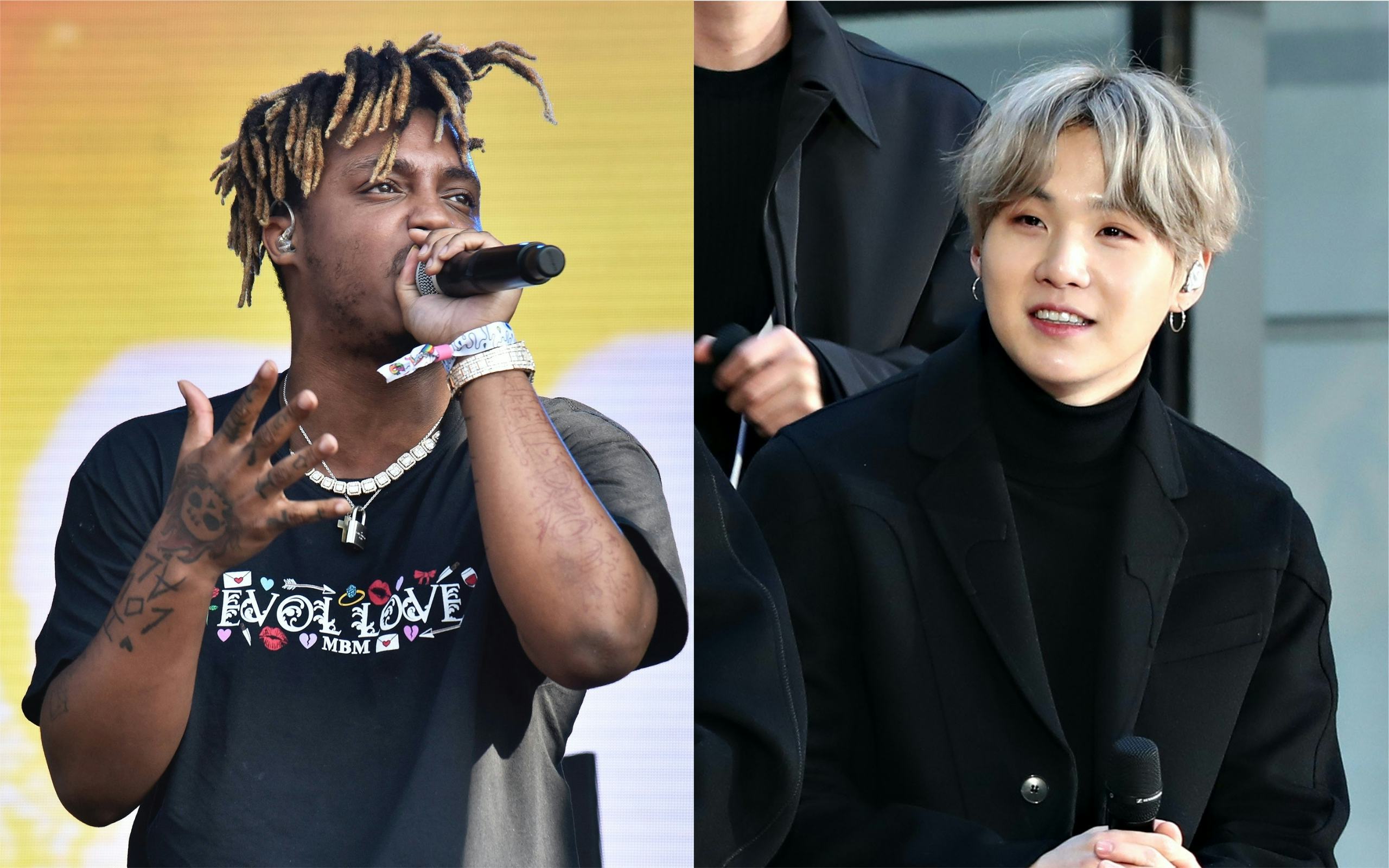 Juice WRLD & BTS' Suga's "Girl Of My Dreams" Broke A 'Billboard' Record