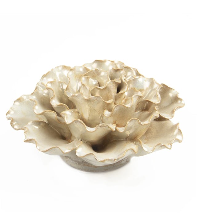 Large Pearl Sea Lettuce Ceramic