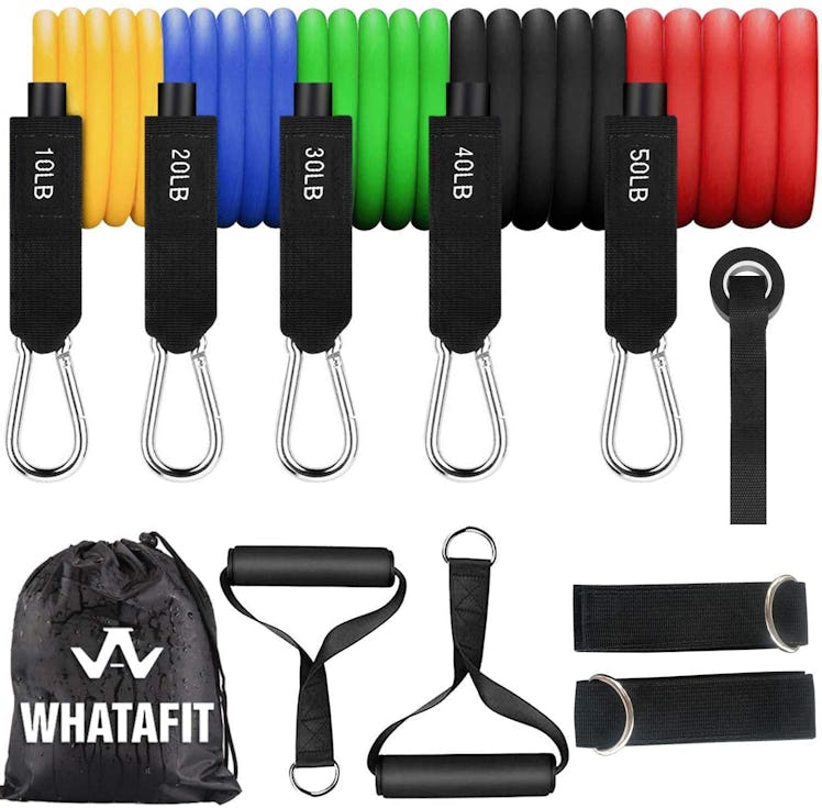 Whatafit Resistance Bands Set (11-Pieces)