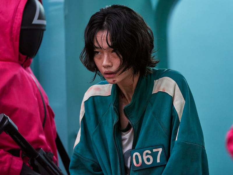 Jung Ho-yeon as Kang Sae-byeok in the show Squid Game
