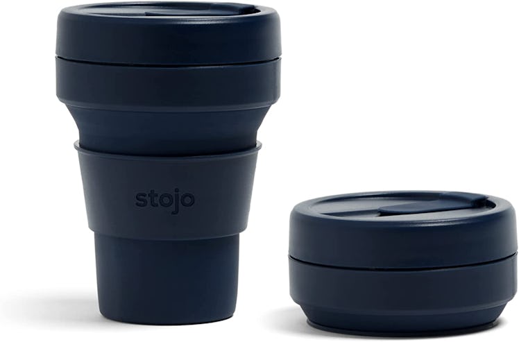 Stojo Collapsible Travel Cup - Denim, 12oz