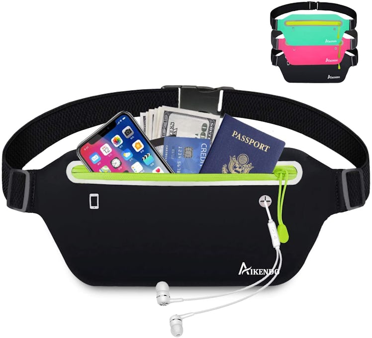 AIKENDO Slim Running Belt Fanny Pack