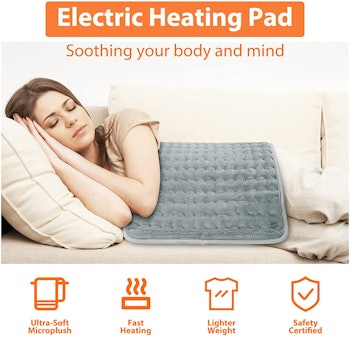 Hesagiwi Heating Pad for Back Pain Relief and Cramps