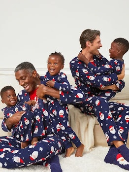 old navy's diverse santa pajama set for the whole family is part of old navy's all-idays campaign