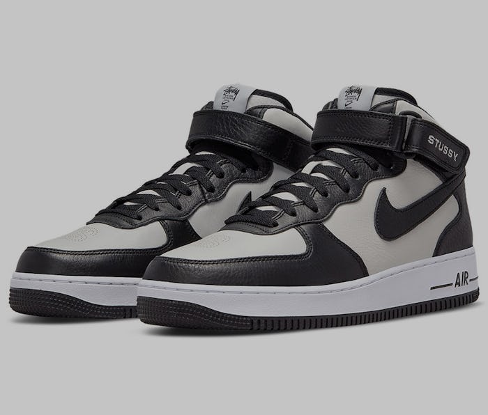 Nike Air Force 1 Mid black and gray