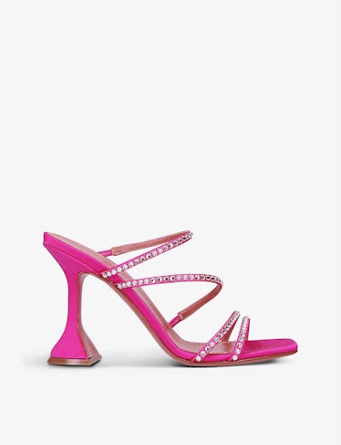 Amina Muaddi Naima Crystal-Embellished Sandals