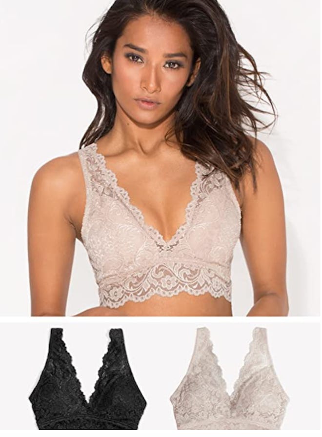 Smart & Sexy Signature Lace Bralettes (2-Pack)