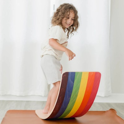 Rainbow Wobble Board (Toddler)