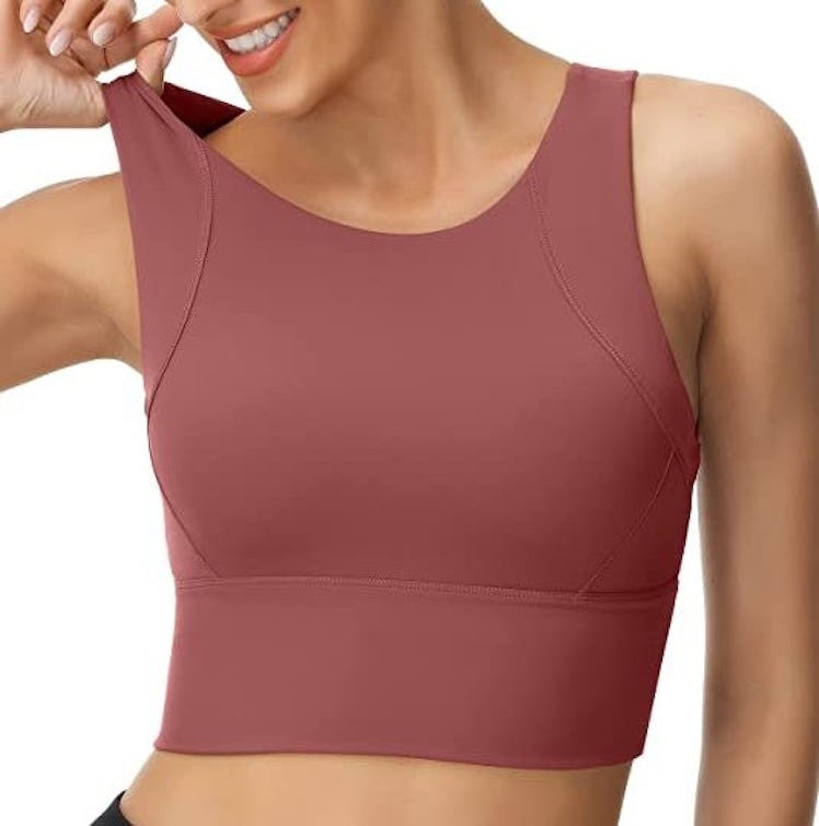 Lykoxa High-Neck Longline Sports Bra