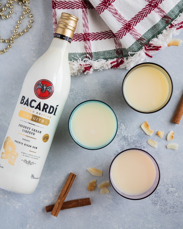Here's what to know about Bacardi's bottled Coquito and matching scented candle.