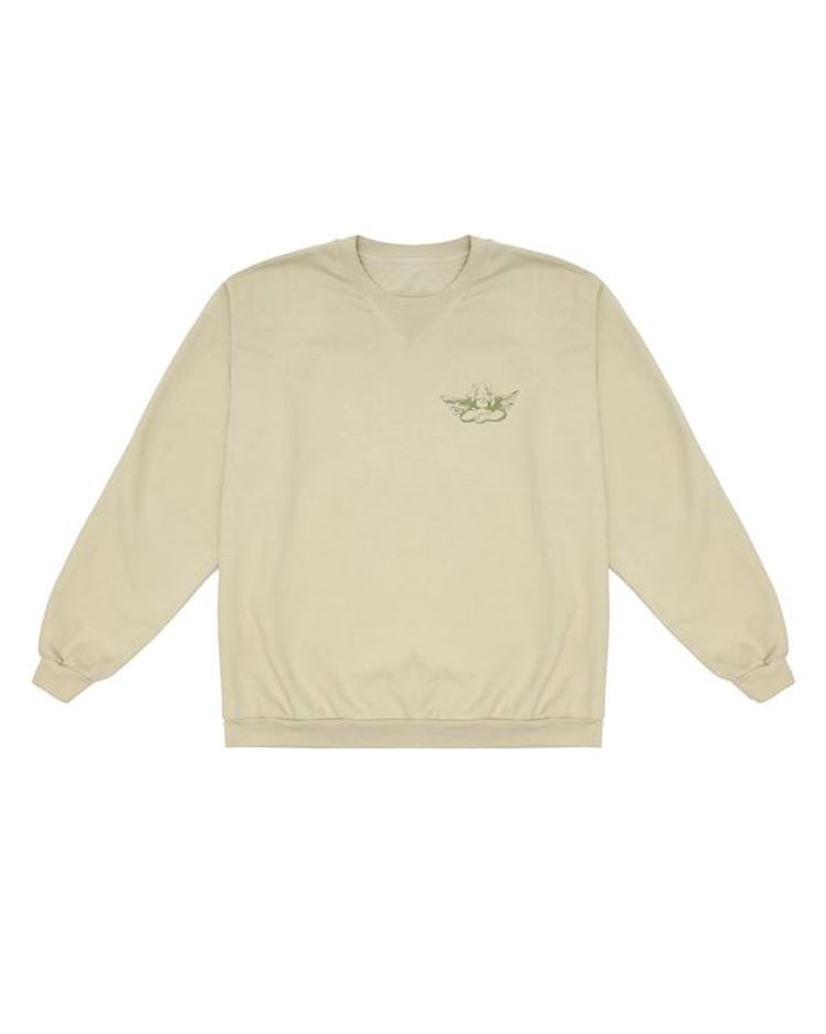 Boys Lie cream crewneck sweatshirt.