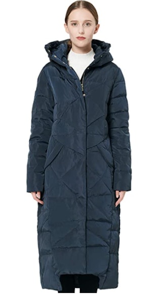 Orolay Puffer Down Maxi Coat with Hood