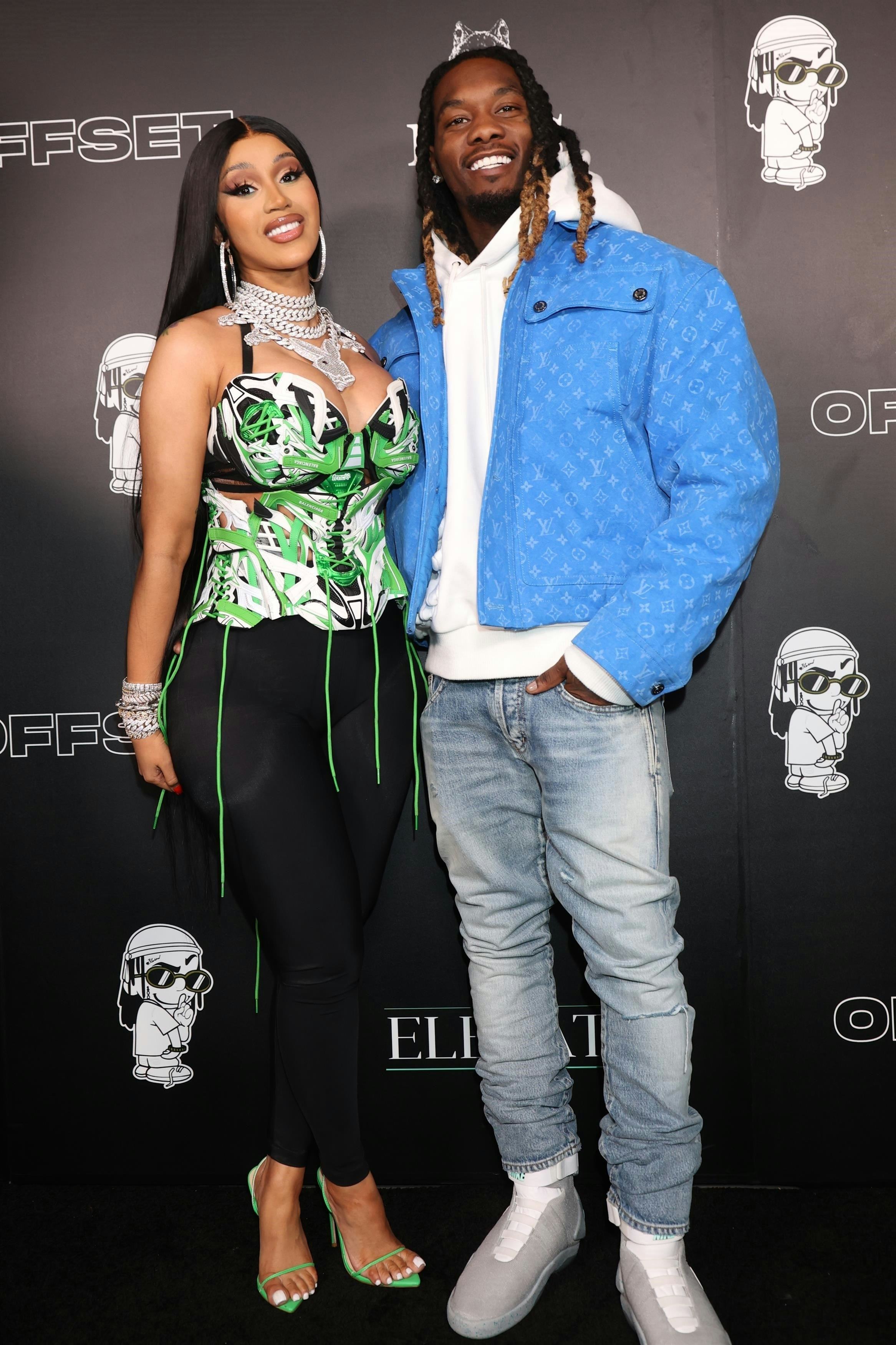 Cardi B Wore A Corset Top Made From Balenciaga Sneakers For