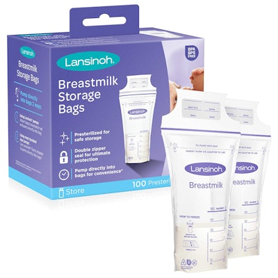 Lansinoh Breastmilk Storage Bags (100-Pack)