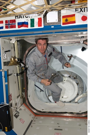 Krikalev on the ISS