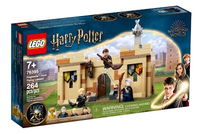 The Hogwarts First Flying Lesson LEGO set is a great Harry Potter toy for kids.