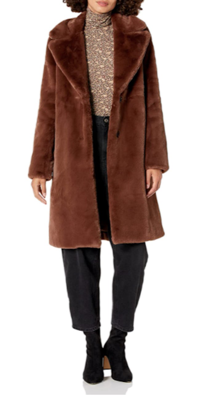 The Drop Kiara Faux Fur Coat