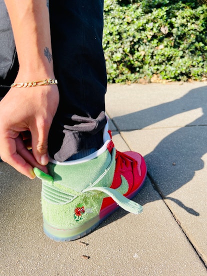 Get an On-Foot Look at the Nike SB Dunk High Strawberry Cough