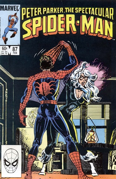 Peter Parker, den spektakulära Spider-Man Vol 1 #87 (1983), av Al Milgrom och Bill Mantlo.