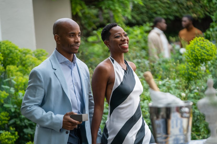 Leonard Robinson as Taurean Jackson and Yvonne Orji as Molly Carter in ‘Insecure’ Season 5 via HBO’s…