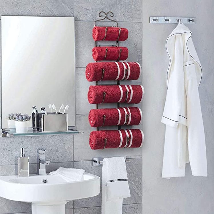 Sagler Towel Rack and Wine Rack