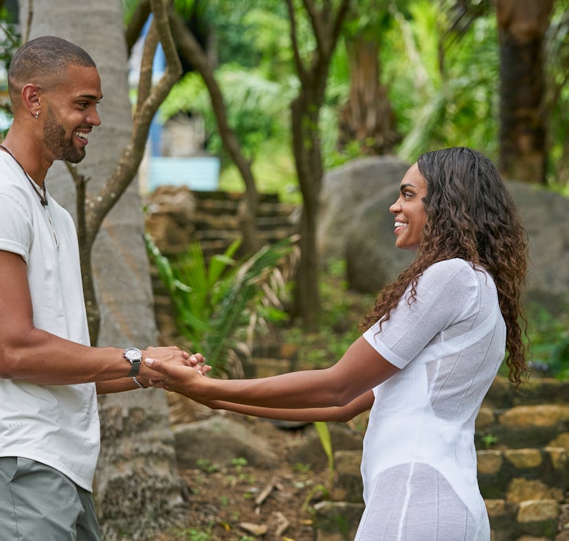Nayte Olukoya and Michelle Young during Season 18 of 'The Bachelorette'