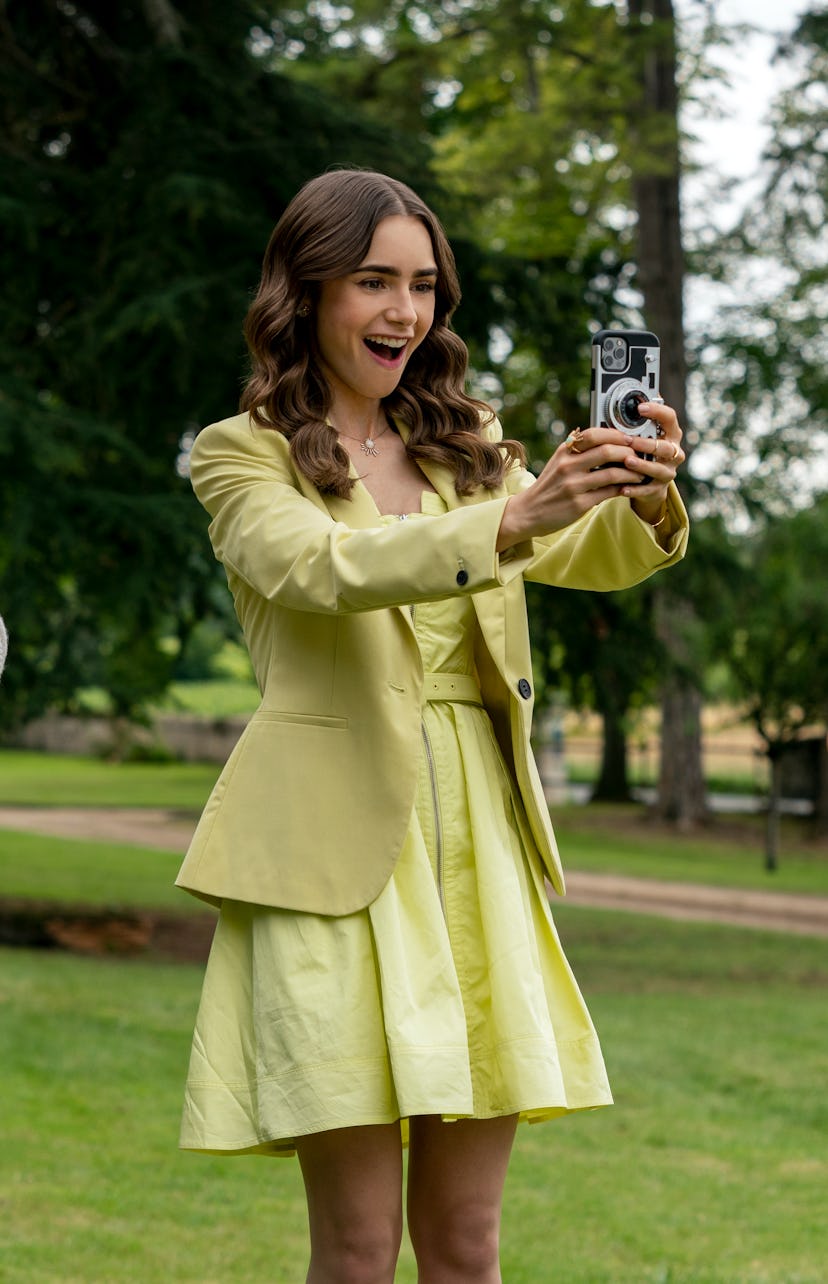 'Emily in Paris' outfits in Season 2 are still delightfully over-the-top, from colorful caftans to o...