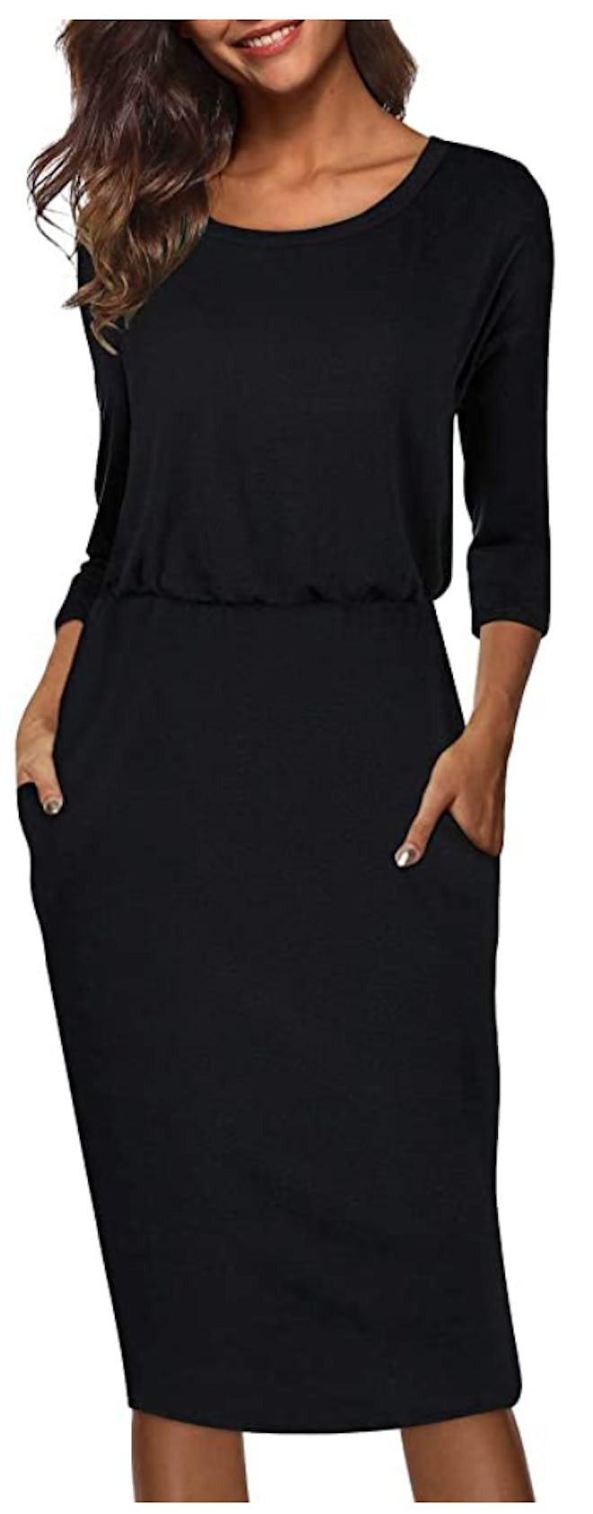 Moyabo Round-Neck Pencil Dress