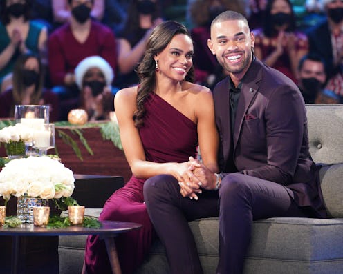 Michelle & Nayte's 'Bachelorette' ended with an engagement. Photo via ABC