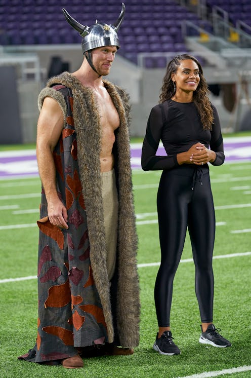 Clayton and Michelle on a viking group date during 'The Bachelorette'.