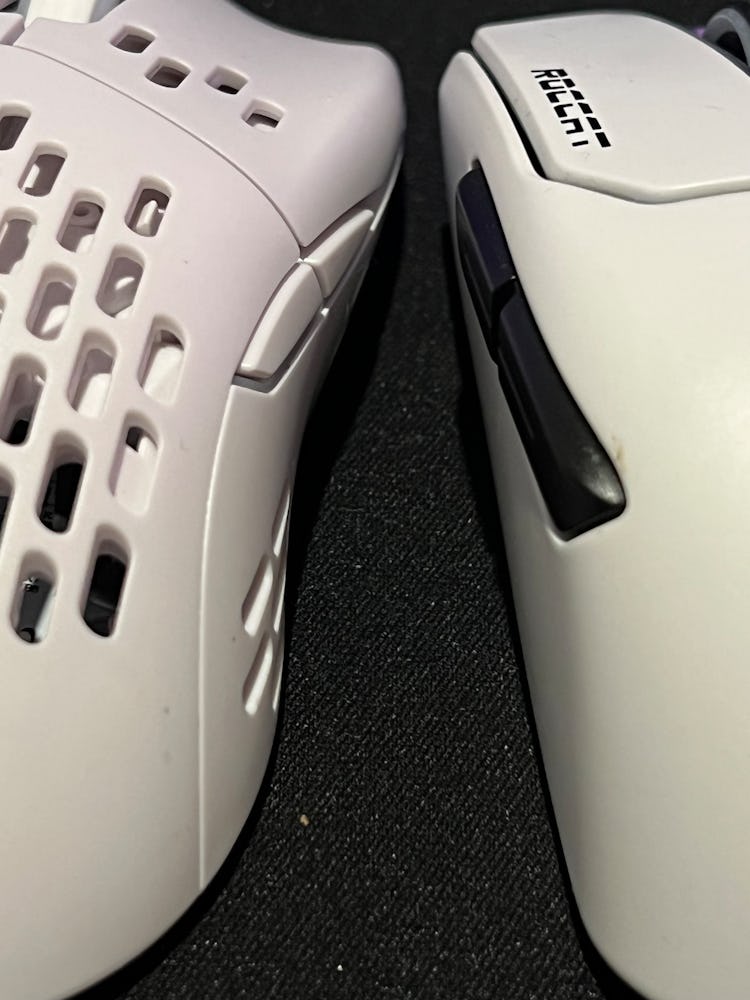 Programable side buttons on the Roccat Kino 100 AIMO vs the Keychron M1 mouse