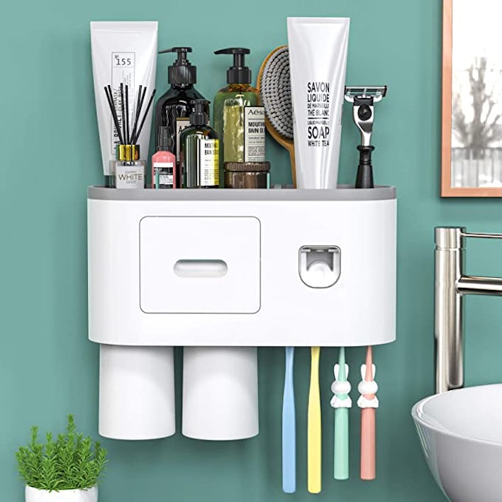 showgoca Wall Mounted Toothbrush Holder