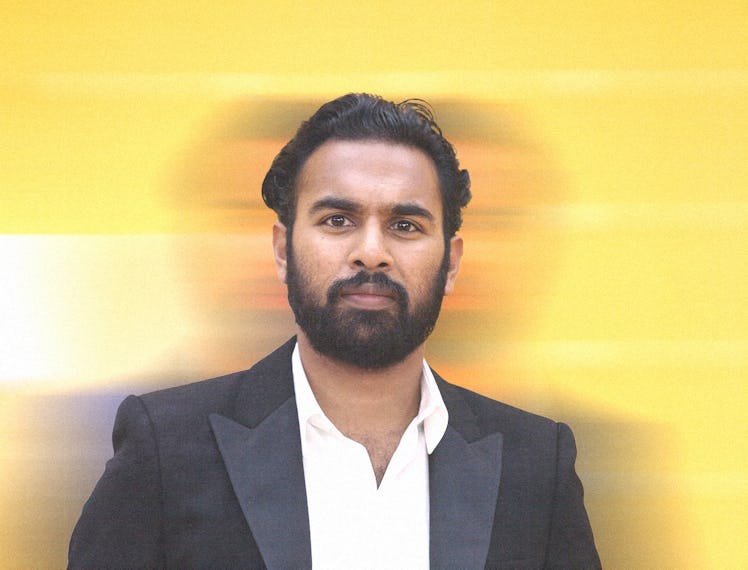 actor Himesh Patel against a yellow background